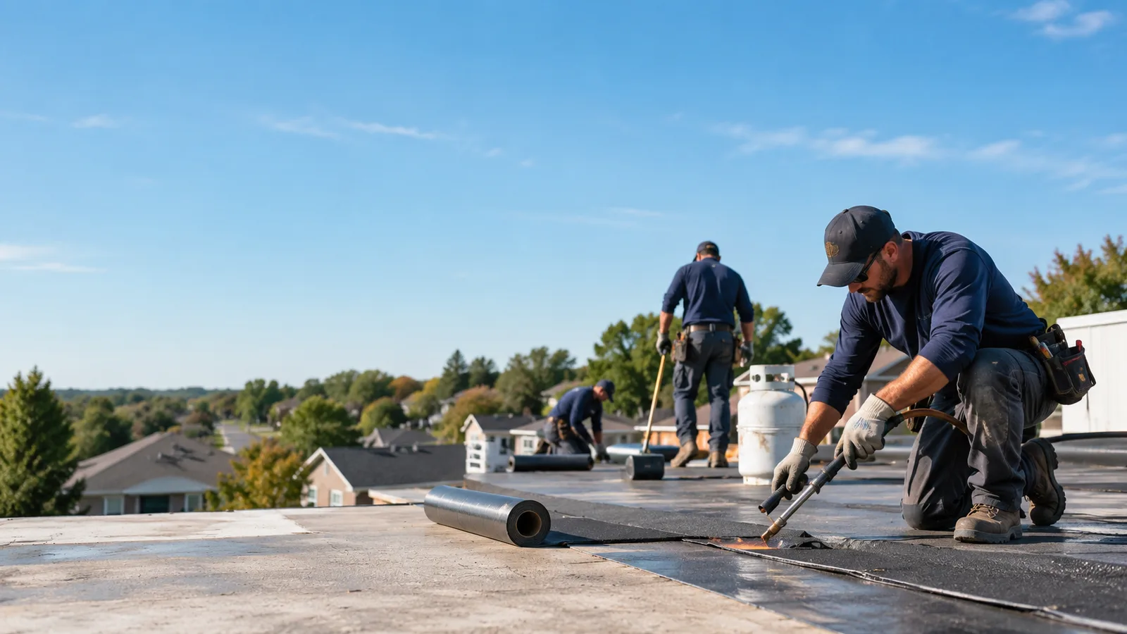 Flat Roof Leak Repair providers in Bluffs, IL